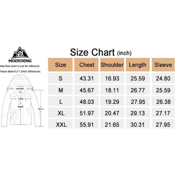 MOERDENG Women's Waterproof Ski Jacket Warm Winter Snow Coat Mountain Hooded - Picture 7 of 7